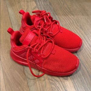 Adidas Kids Bright Red Sneakers